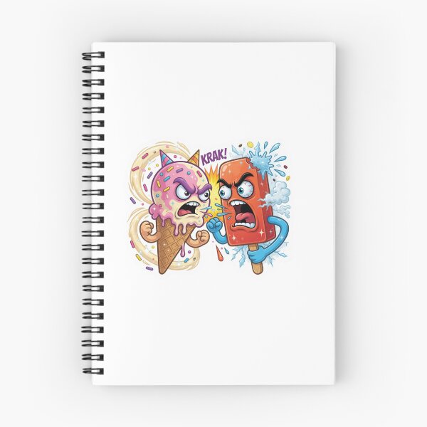 Item preview, Summer Ice Cream Popsicle Rivalry Sticker designed and sold by Imaginarium of Chaos falcon88 .