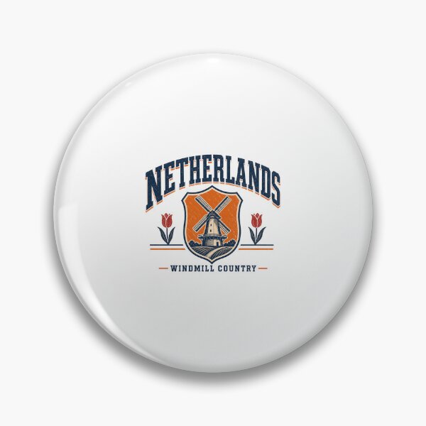 Item preview, Dutch Windmill Netherlands Landscape | Holland Travel Art designed and sold by AMICO77.