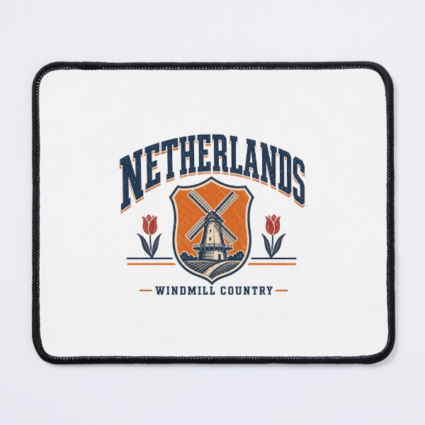 Item preview, Dutch Windmill Netherlands Landscape | Holland Travel Art designed and sold by AMICO77.