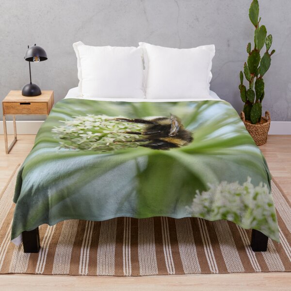 Item preview, White-tailed Bumblebee on Wild Angelica designed and sold by Jouko Lehto Photography.
