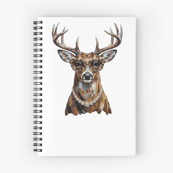 Item preview, Cool Glam Whitetail Deer  Leopard Sunglasses Print designed and sold by HubShirt.
