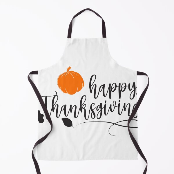 Item preview, Happy Thanksgiving Pumpkin Fall Leaves Calligraphy designed and sold by ARACREATIVECO.
