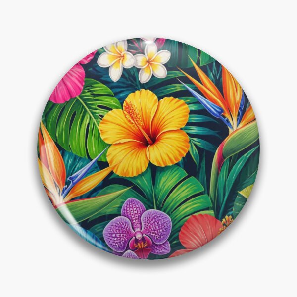 Item preview, Tropical Gluten Free Paradise | Colourful Coeliac Floral Pattern designed and sold by My Gluten Free Life UK.