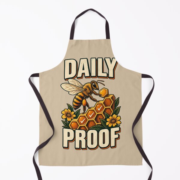 Item preview, Daily Proof – Hardworking Bee and Honeycomb designed and sold by VioVibe.