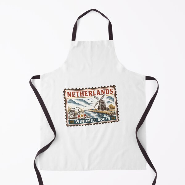 Item preview, Dutch Windmill Netherlands Landscape | Holland Travel Art designed and sold by AMICO77.