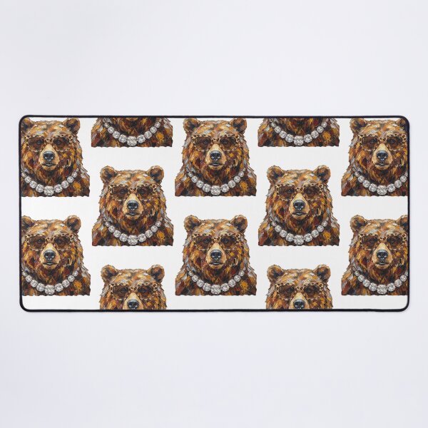 Item preview, Cool Glam Bear Leopard Sunglasses Print designed and sold by HubShirt.