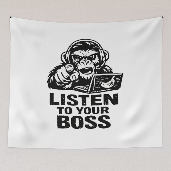 Item preview, LISTEN TO YOUR BOSS designed and sold by Cabrasco.