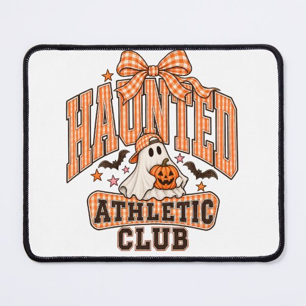 Item preview, Haunted Athletic Club | Vintage Halloween Seersucker Ghost designed and sold by Vireltoo.