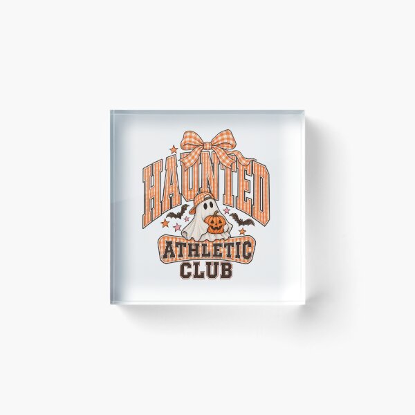 Item preview, Haunted Athletic Club | Vintage Halloween Seersucker Ghost designed and sold by Vireltoo.