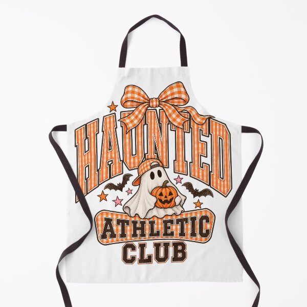 Item preview, Haunted Athletic Club | Vintage Halloween Seersucker Ghost designed and sold by ARTwy.
