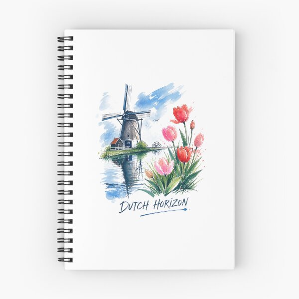 Item preview, Dutch Windmill Netherlands Landscape | Holland Travel Art designed and sold by AMICO77.