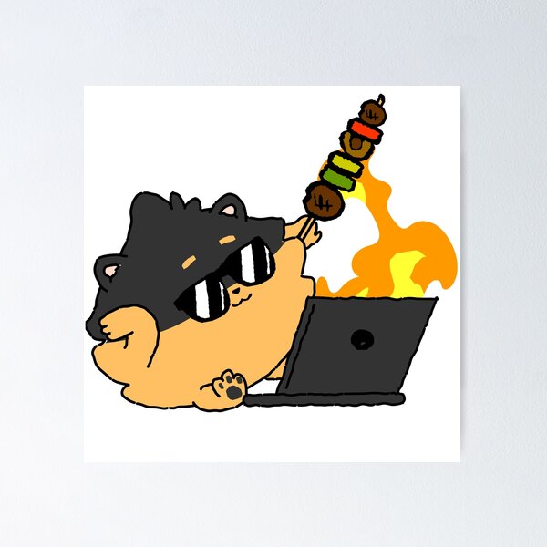 Item preview, This is Fine | Pomeranian designed and sold by Pompompom-store.