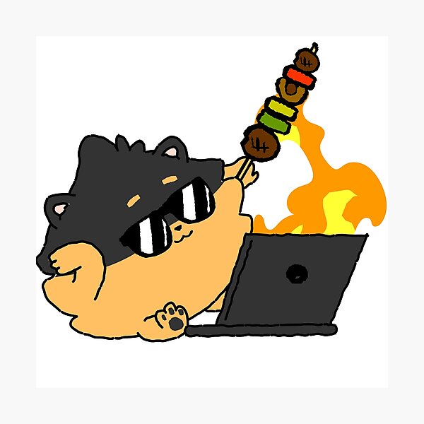 Item preview, This is Fine | Pomeranian designed and sold by Pompompom-store.