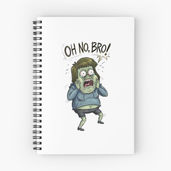 Item preview, Muscle Man Oh No Bro Funny Regular Show Fan Art designed and sold by FreakToons.