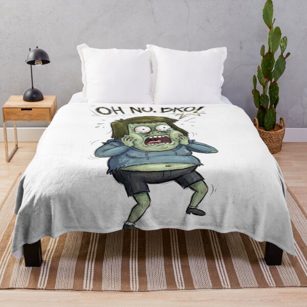 Item preview, Muscle Man Oh No Bro Funny Regular Show Fan Art designed and sold by FreakToons.