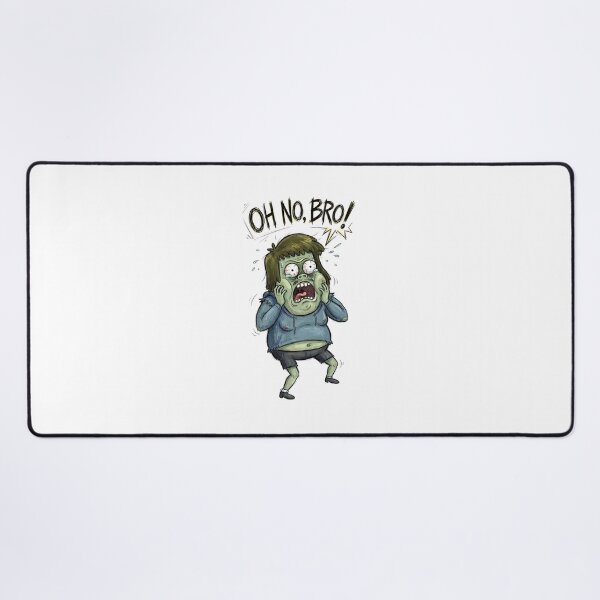 Item preview, Muscle Man Oh No Bro Funny Regular Show Fan Art designed and sold by FreakToons.