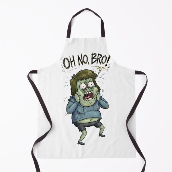 Item preview, Muscle Man Oh No Bro Funny Regular Show Fan Art designed and sold by FreakToons.