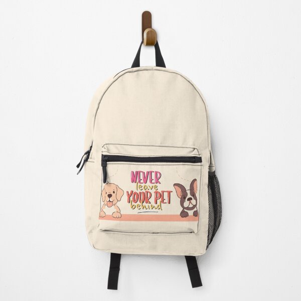 Item preview, Never Leave Your Pet Behind - Cute Dogs Quote & Cute Puppy Illustration designed and sold by ARACREATIVECO.