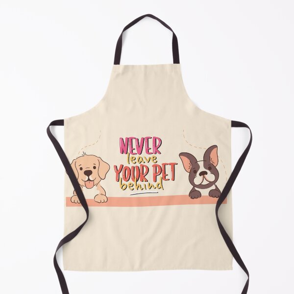 Item preview, Never Leave Your Pet Behind - Cute Dogs Quote & Cute Puppy Illustration designed and sold by ARACREATIVECO.