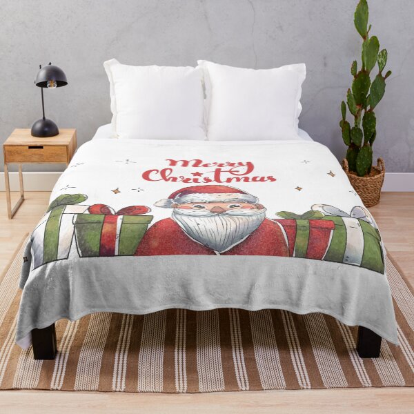 Item preview, Cute Watercolor Santa Claus Merry Christmas designed and sold by ARACREATIVECO.