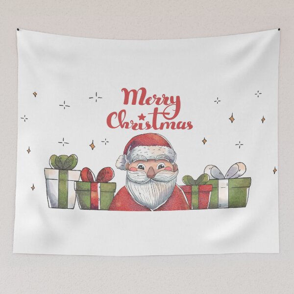 Item preview, Cute Watercolor Santa Claus Merry Christmas designed and sold by ARACREATIVECO.