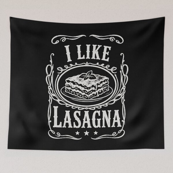 Item preview, I Like Lasagna Funny Pasta Lover Quote Italian Food Humor designed and sold by THREE LITTLE BEANS.