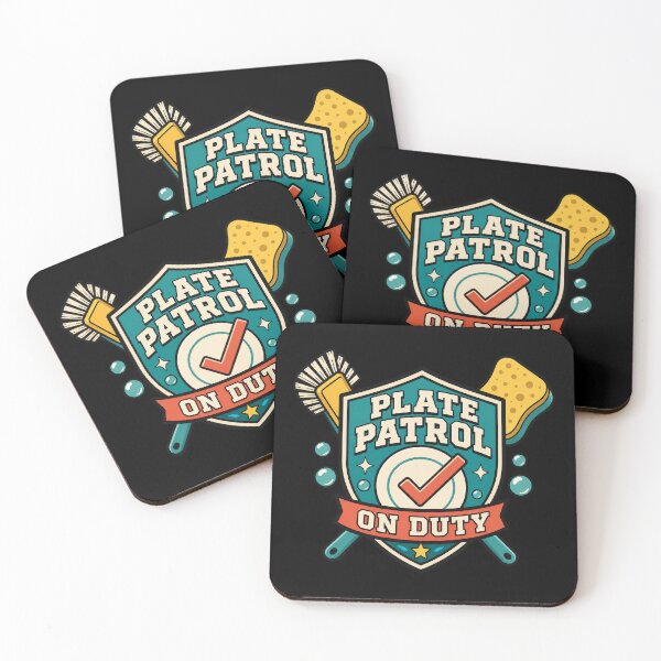 Item preview, Plate Patrol On Duty designed and sold by PWD-Design.