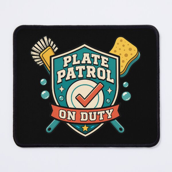 Item preview, Plate Patrol On Duty designed and sold by PWD-Design.