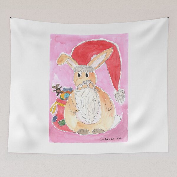Item preview, Christmas, Weihnachten, Christmas-Rabbit, Pink designed and sold by Anke‘s Bazaar.