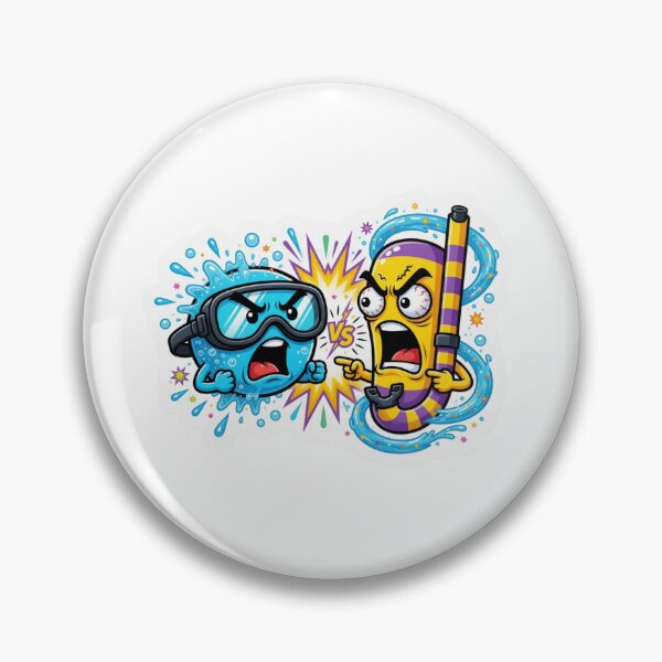 Item preview, Swim Goggles Snorkel Swimming Rivalry Sticker designed and sold by Imaginarium of Chaos falcon88 .