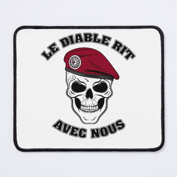 Item preview, The devil laughs with us - French Paratrooper designed and sold by WotanArt.