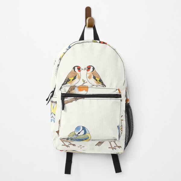 Item preview, Vintage British Garden Birds Watercolor Floral designed and sold by Rehnair.