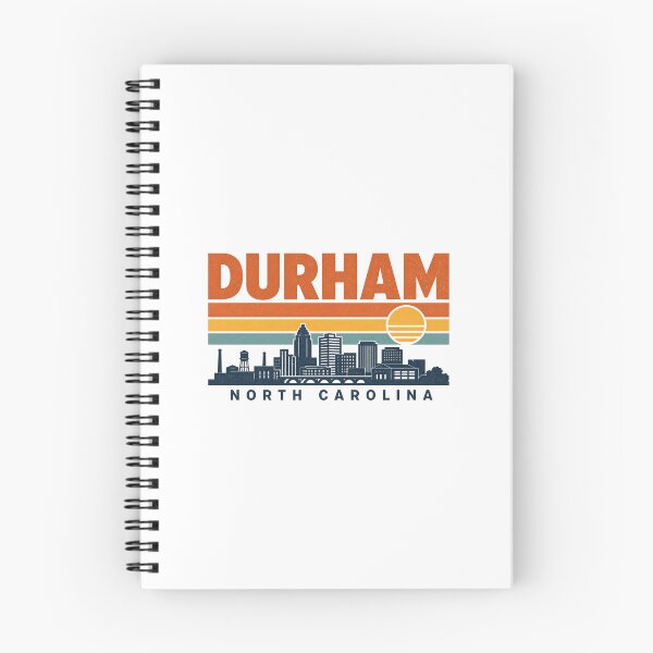 Item preview, Durham North Carolina Retro City Landscape | Local Travel Art designed and sold by AMICO77.