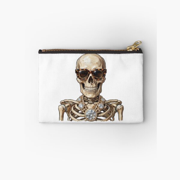 Item preview, Cool Glam Skeleton Leopard Sunglasses Print designed and sold by HubShirt.