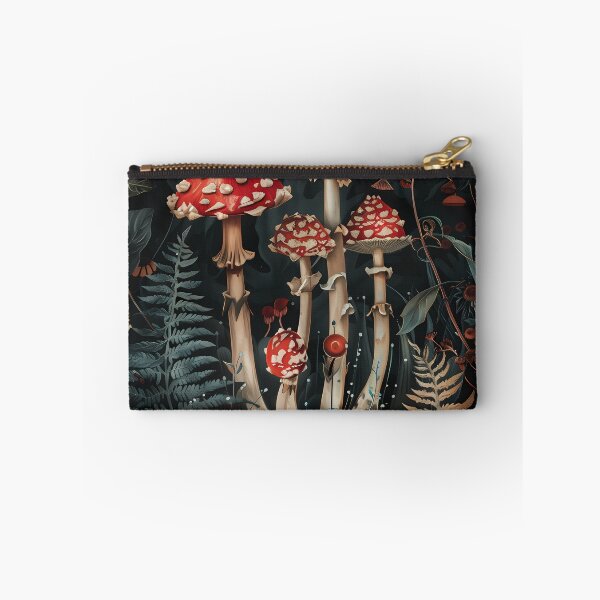 Item preview, Vintage Fly Agaric Mushrooms – Dark Academia Botanical Art designed and sold by Artdavesalzburg.