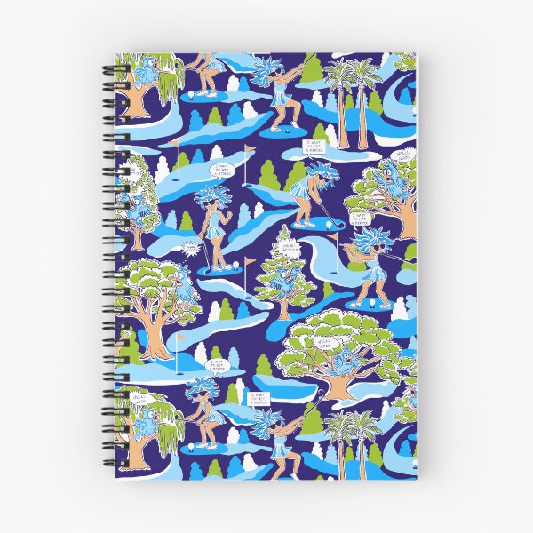 Item preview,  Hitting a Birdie - blue designed and sold by Fabricatemyart.
