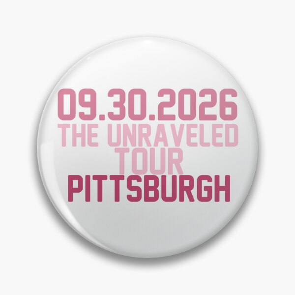 Item preview, Olivia Rodrigo, The Unraveled Tour, Pittsburgh, 09.30.2026 designed and sold by Theatre Treasures.