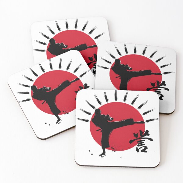 Item preview, Traditional Karate Bushido Warrior Kanji Art designed and sold by Martial-Art-23.
