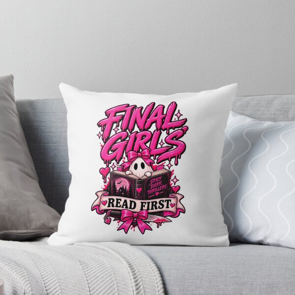 Item preview, Final girls read first - Spooky Readers Club designed and sold by Chaotically Cutee.