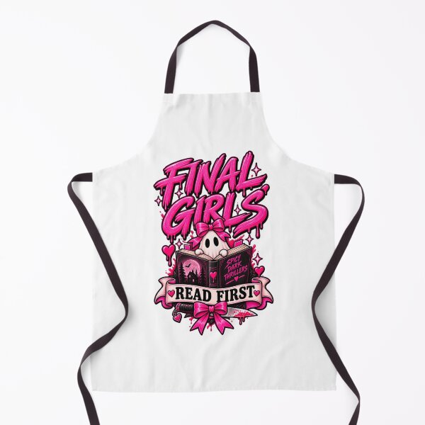 Item preview, Final girls read first - Spooky Readers Club designed and sold by Chaotically Cutee.