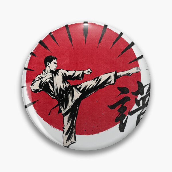 Item preview, Traditional Karate Bushido Warrior Kanji Art designed and sold by Martial-Art-23.