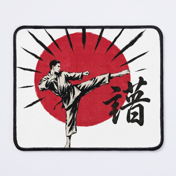 Item preview, Traditional Karate Bushido Warrior Kanji Art designed and sold by Martial-Art-23.