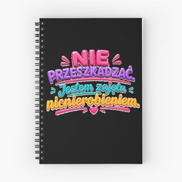 Item preview, Funny Polish Quote About Doing Nothing designed and sold by Wild Ink Studio by Barbara.