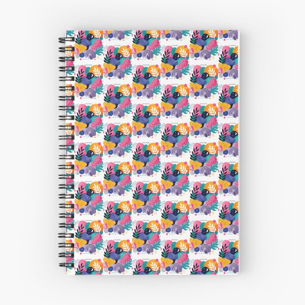 Item preview, Colourful Abstract Botanical Shapes | Modern Retro Pattern designed and sold by My Gluten Free Life UK.