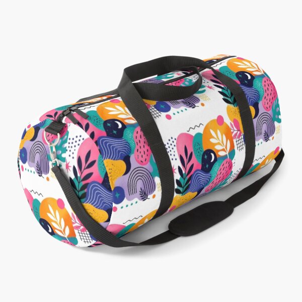 Item preview, Colourful Abstract Botanical Shapes | Modern Retro Pattern designed and sold by My Gluten Free Life UK.