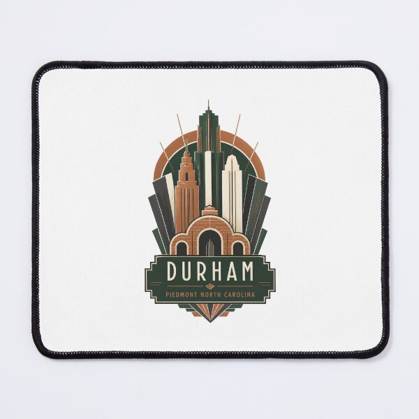Item preview, Durham North Carolina Retro City Landscape | Local Travel Art designed and sold by AMICO77.