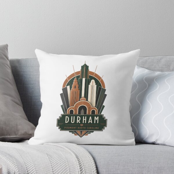 Item preview, Durham North Carolina Retro City Landscape | Local Travel Art designed and sold by AMICO77.