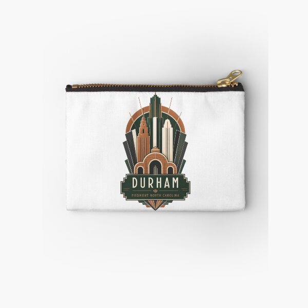 Item preview, Durham North Carolina Retro City Landscape | Local Travel Art designed and sold by AMICO77.
