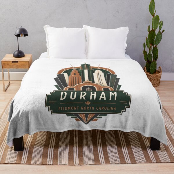 Item preview, Durham North Carolina Retro City Landscape | Local Travel Art designed and sold by AMICO77.