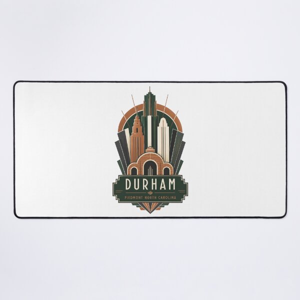 Item preview, Durham North Carolina Retro City Landscape | Local Travel Art designed and sold by AMICO77.